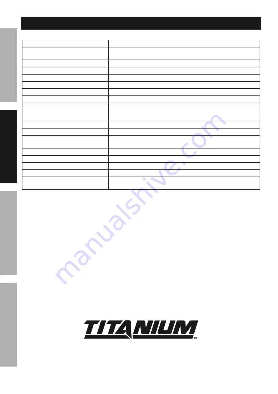 Titanium 58058 Owner'S Manual & Safety Instructions Download Page 4