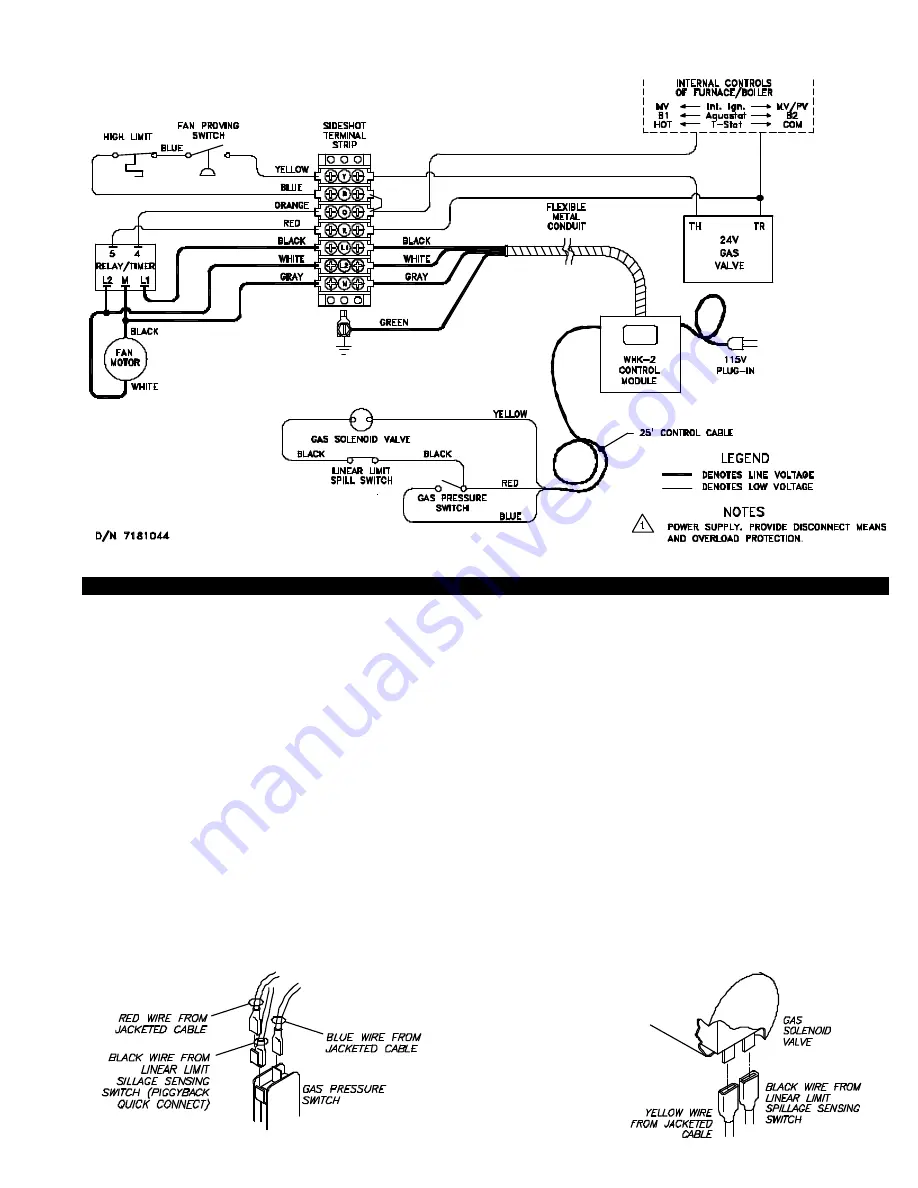 TJERNLUND WHK2 MILLIVOLT APPLIANCE INTERLOCK INST. (NOT COMPATIBLE WITH UC1) 8504026 REV A 0600 Manual Download Page 10