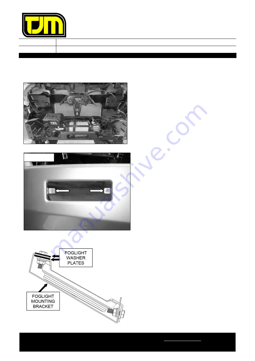 TJM T13 Fitting Instructions Manual Download Page 16