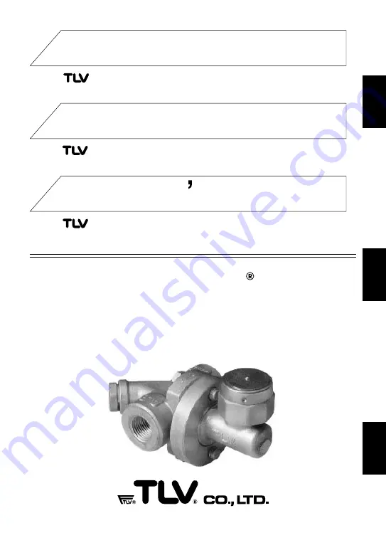 TLV QuickTrap FP32 Instruction Manual Download Page 1