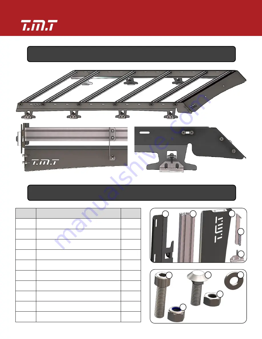 TMT 4x4 Skyline Installation Manual Download Page 5