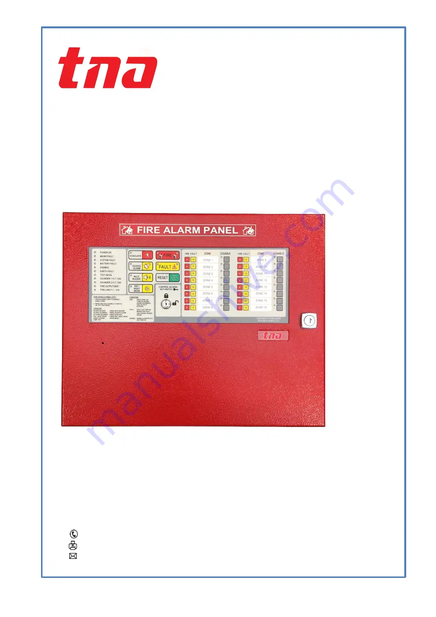 TNA CFP-600L Operation Manual Download Page 1