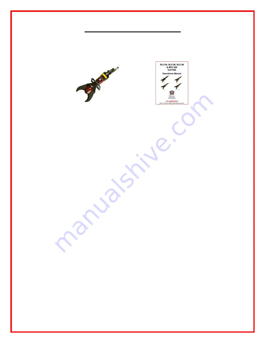 TNT Rescue BFC-320 Operation Manual Download Page 5