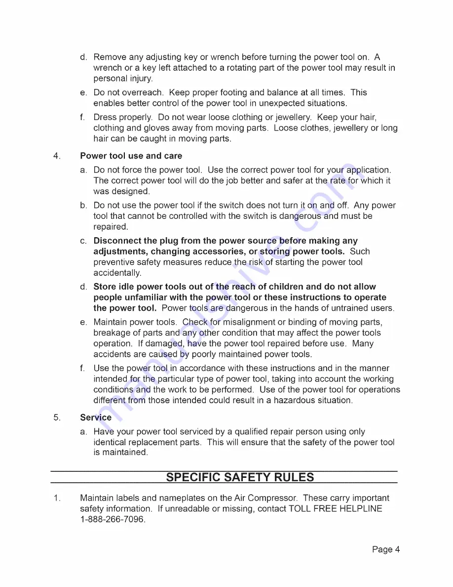 TNT 15560 Instruction Manual Download Page 19