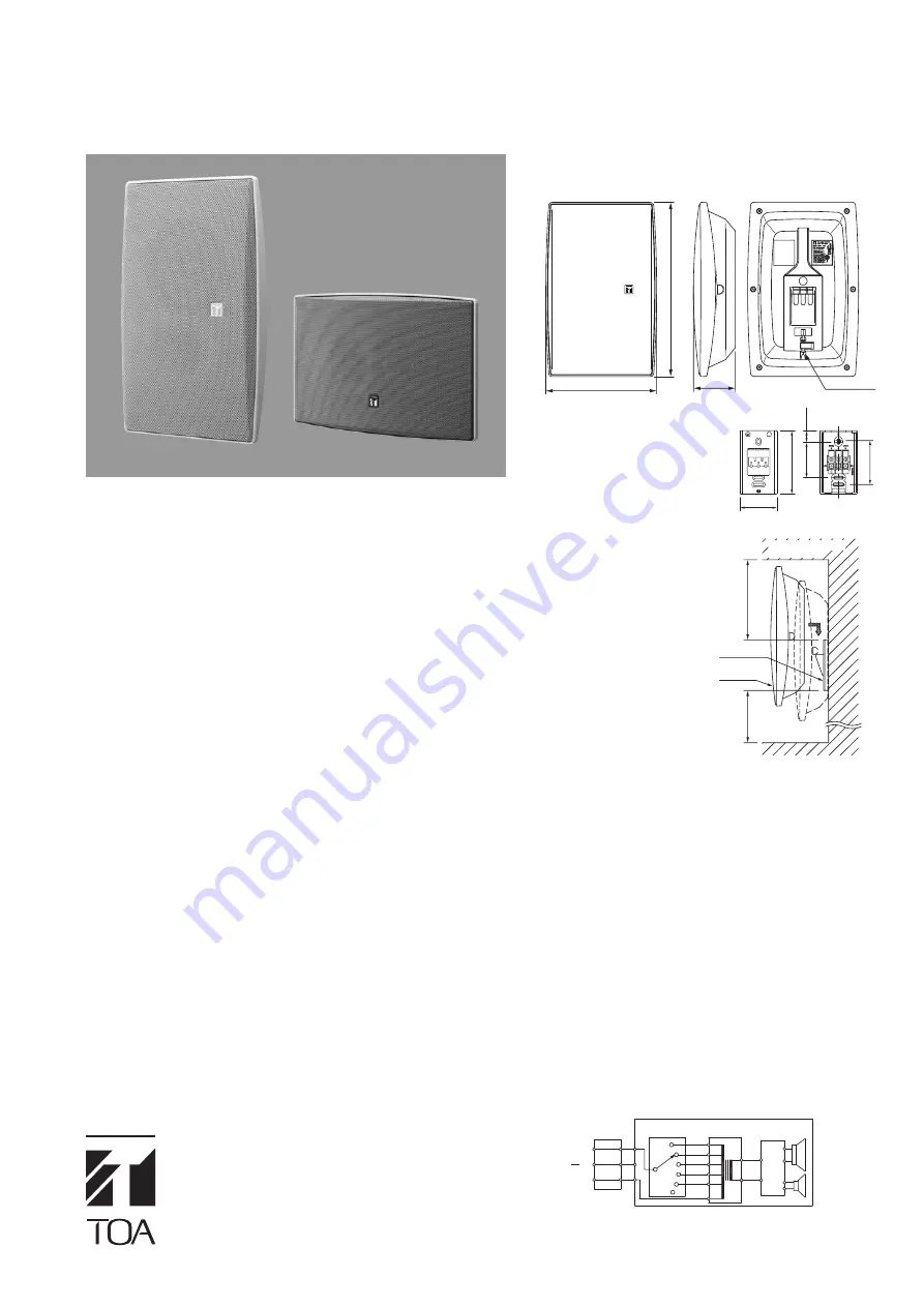 Toa BS-1034 Specifications Download Page 1