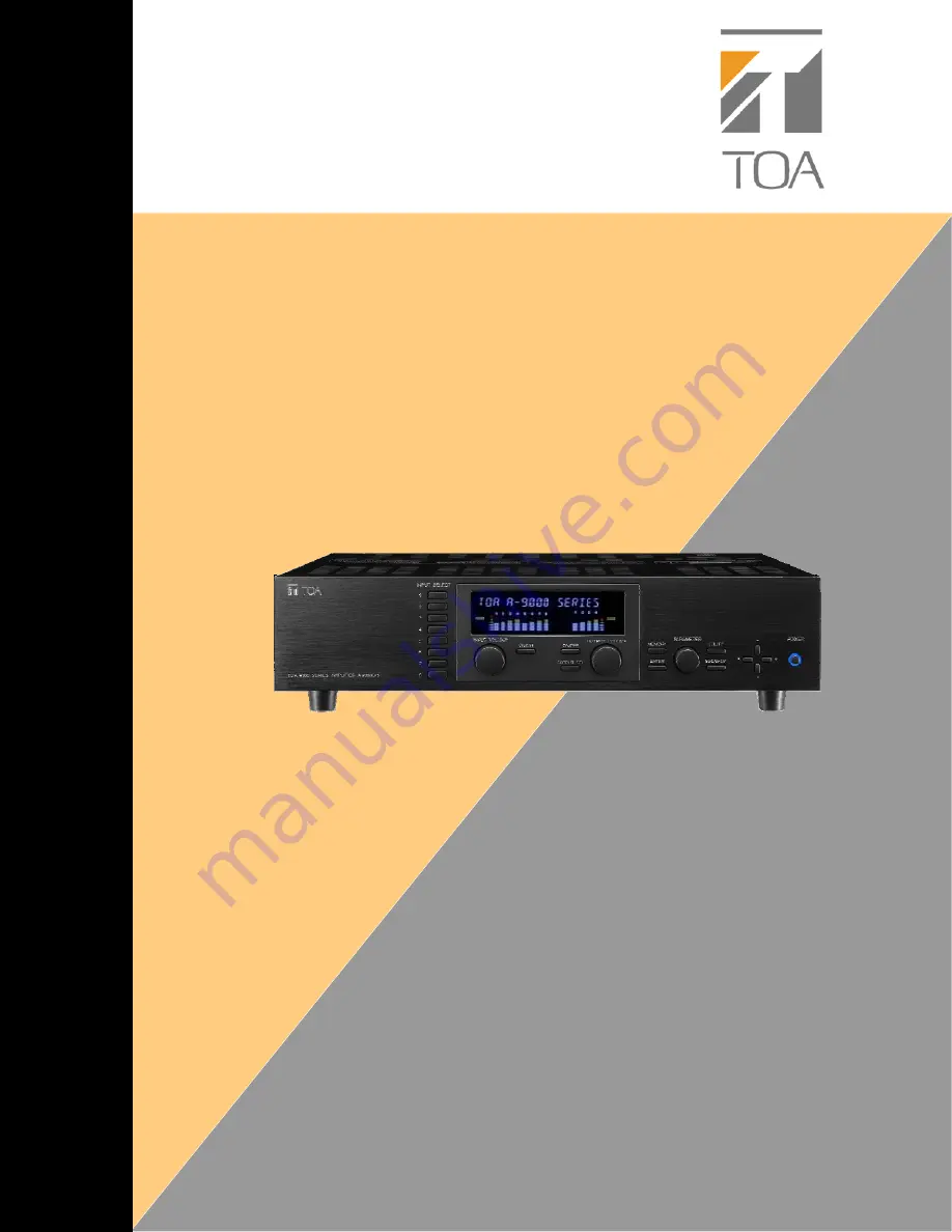 Toa D-001R User Manual Download Page 1