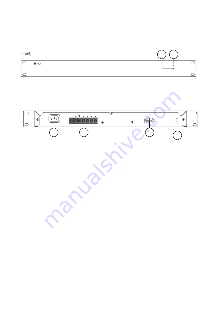 Toa FV-200 Series Instruction Manual Download Page 19