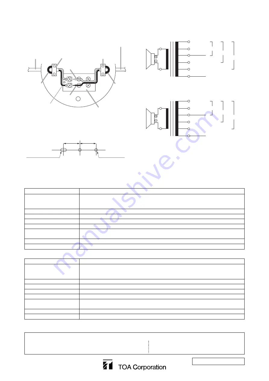 Toa PJ-100W Instruction Manual Download Page 2