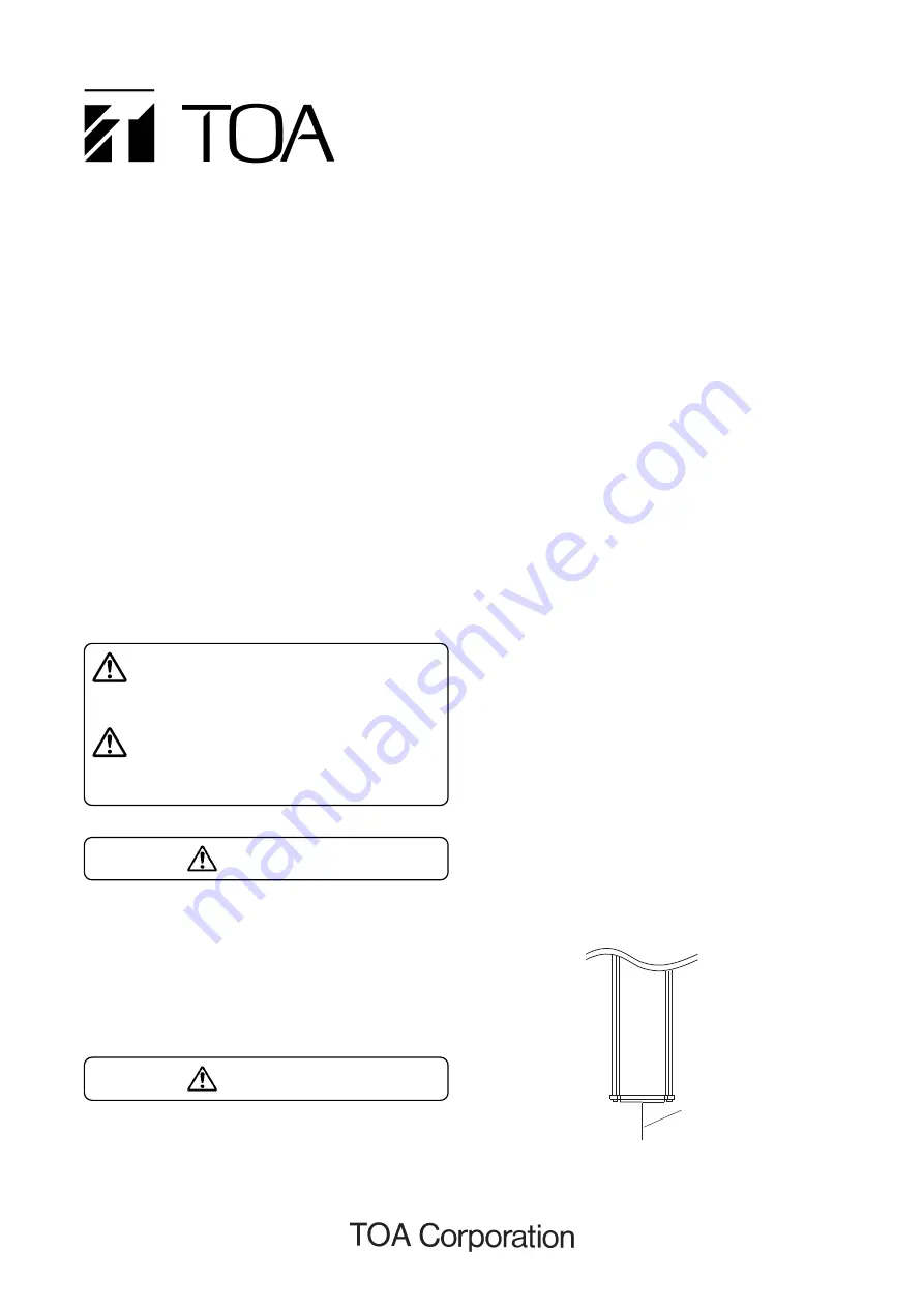 Toa TZ-301 Instruction Manual Download Page 1