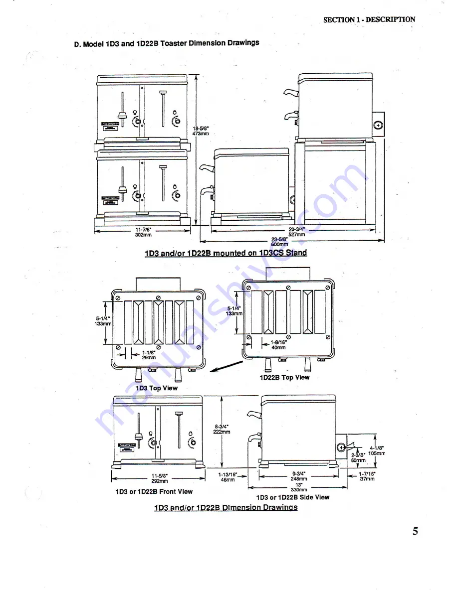 Toastmaster 1BB5 Owner'S Operating & Installation Manual Download Page 7