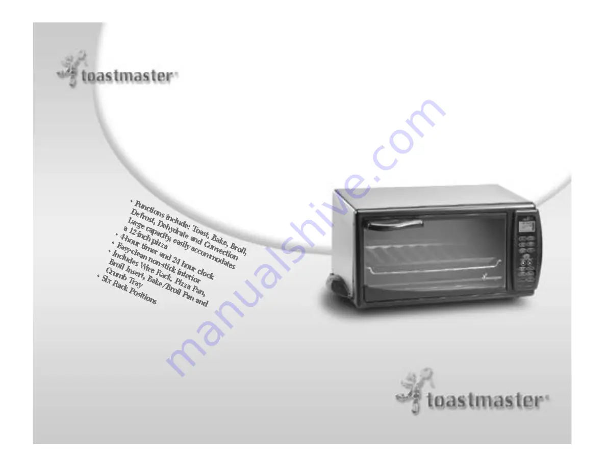 Toastmaster TOV211 Use And Care Manual Download Page 1