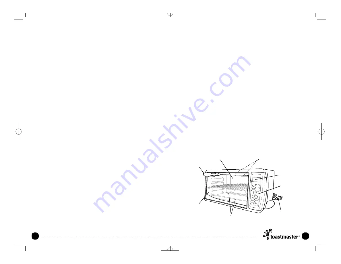 Toastmaster TOV211 Use And Care Manual Download Page 5