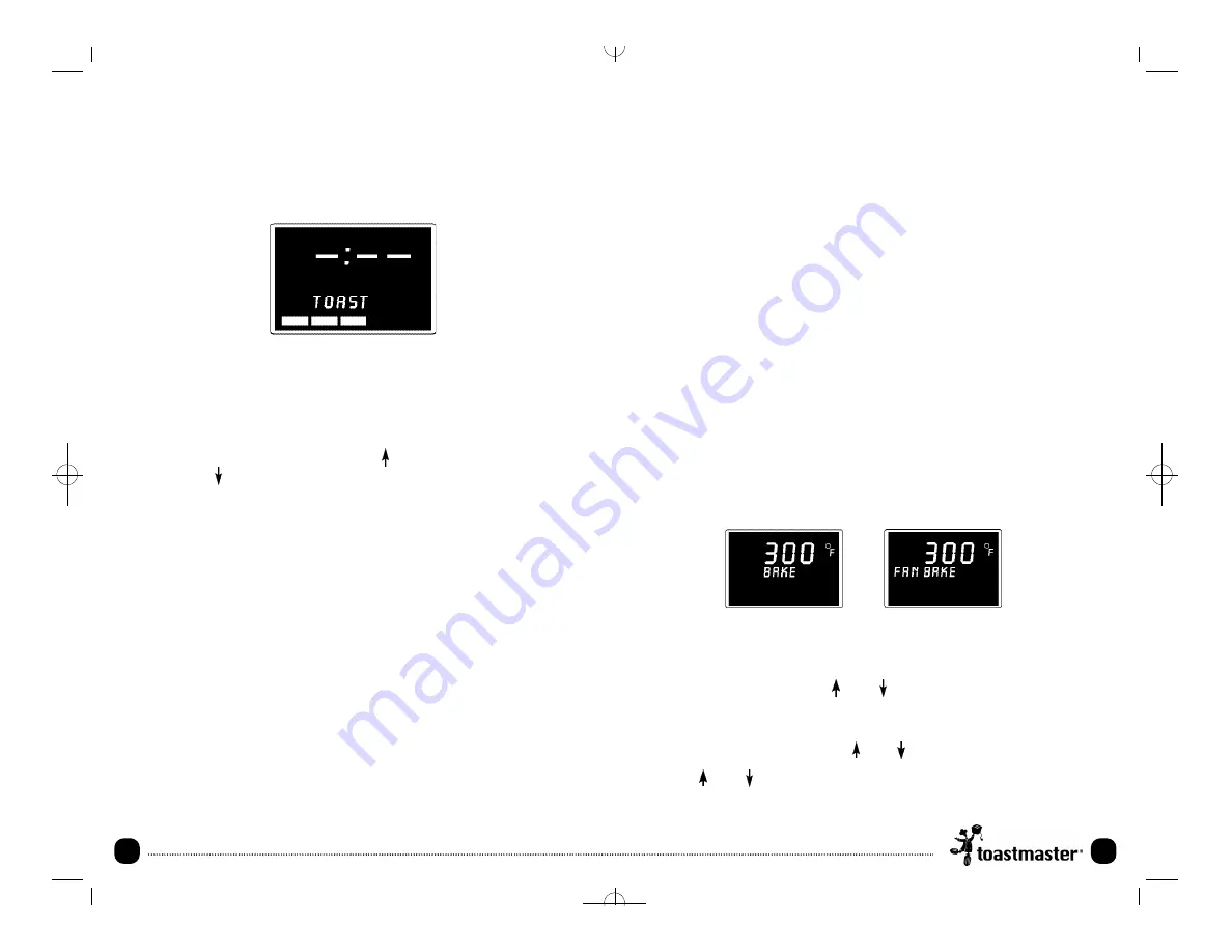 Toastmaster TOV211 Use And Care Manual Download Page 11