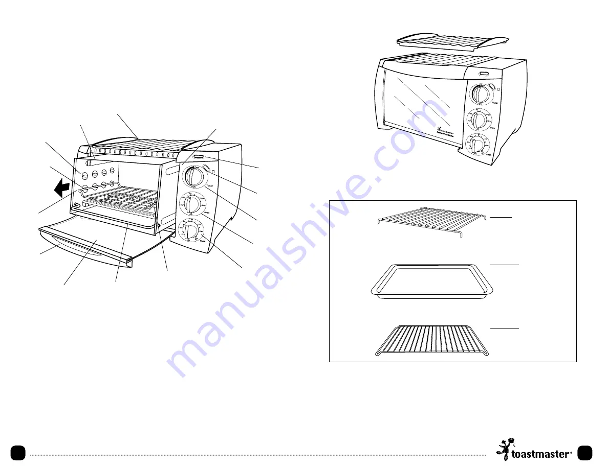 Toastmaster TOV450RL Use And Care Manual Download Page 6