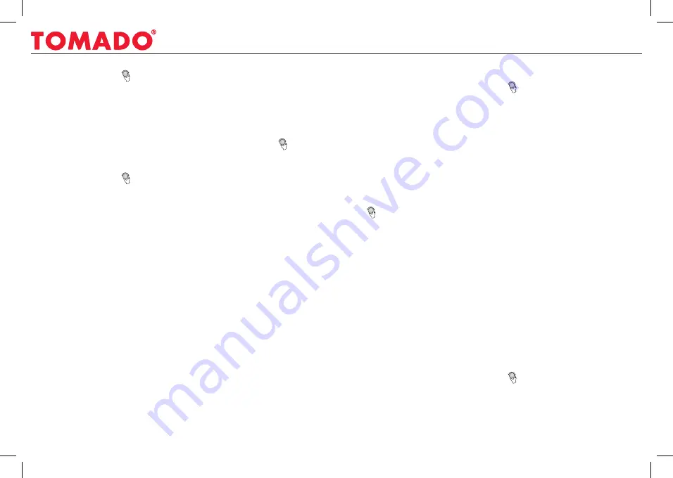 tomado TM-2415 Instruction Manual Download Page 41