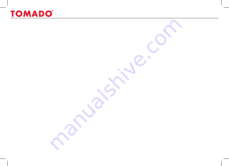 tomado TM-9012 Instruction Manual Download Page 5