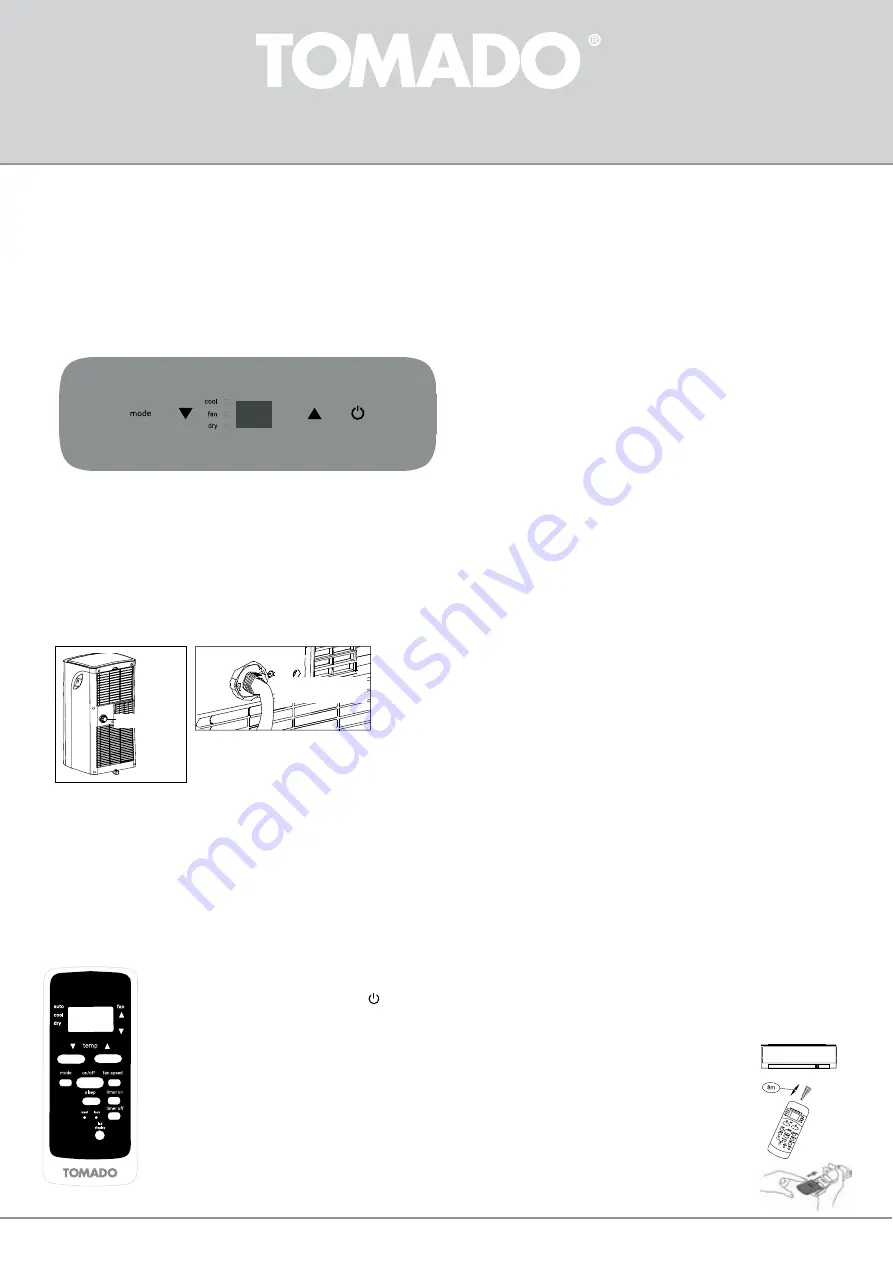 tomado TMA9001B Instruction Manual Download Page 11