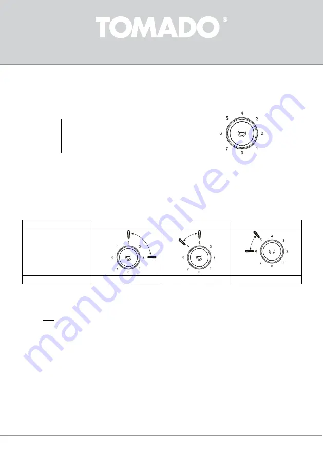 tomado TRT4801W Instruction Manual Download Page 15