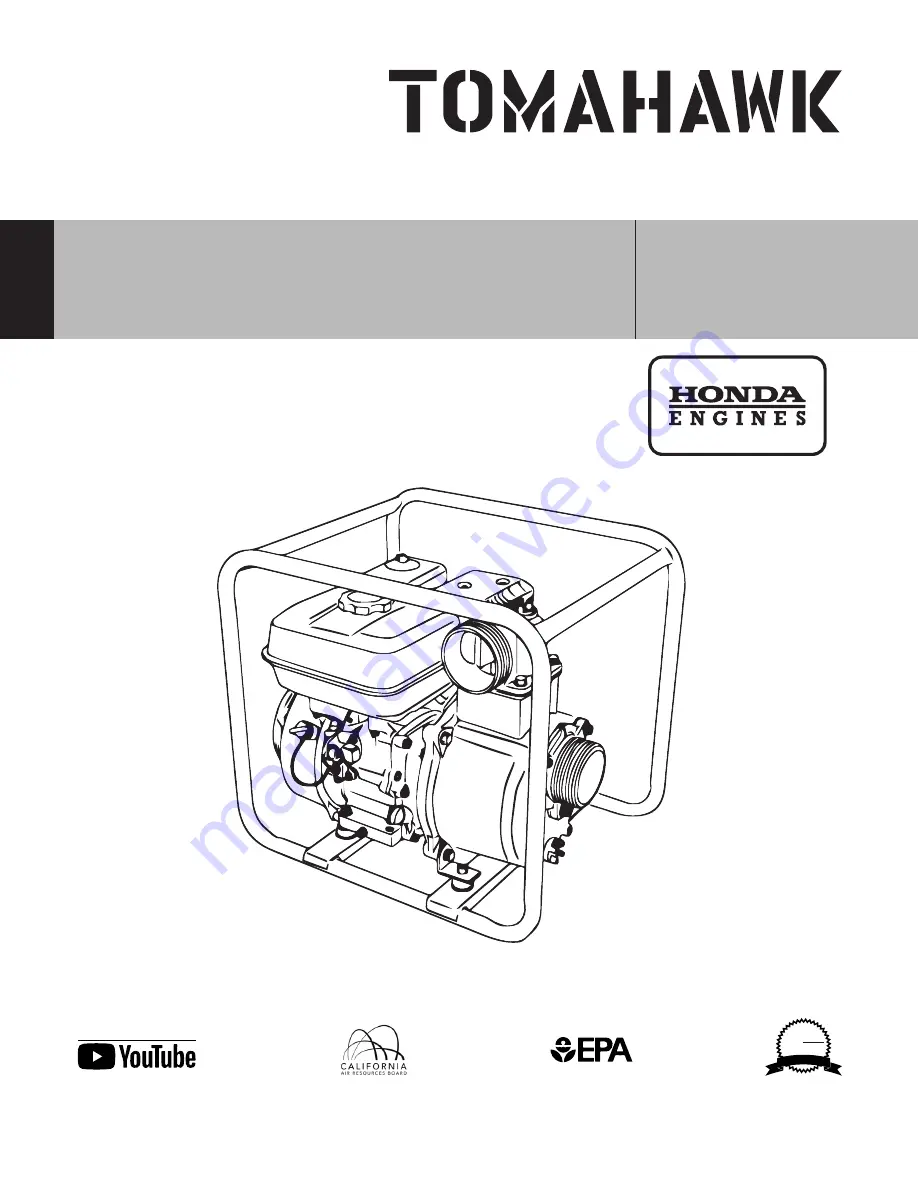 Tomahawk TW3H Operation Manual Download Page 1