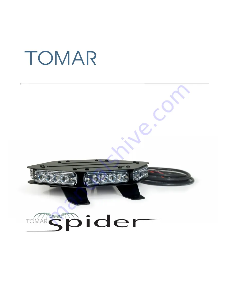 Tomar Spider Microbar Instruction Manual Download Page 1