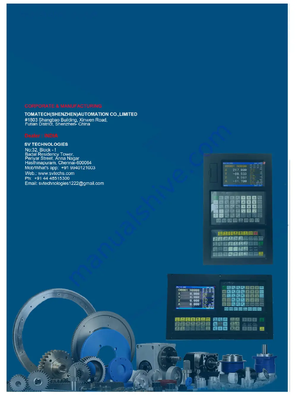 TOMATECH CHC-200E Instructions Manual Download Page 17