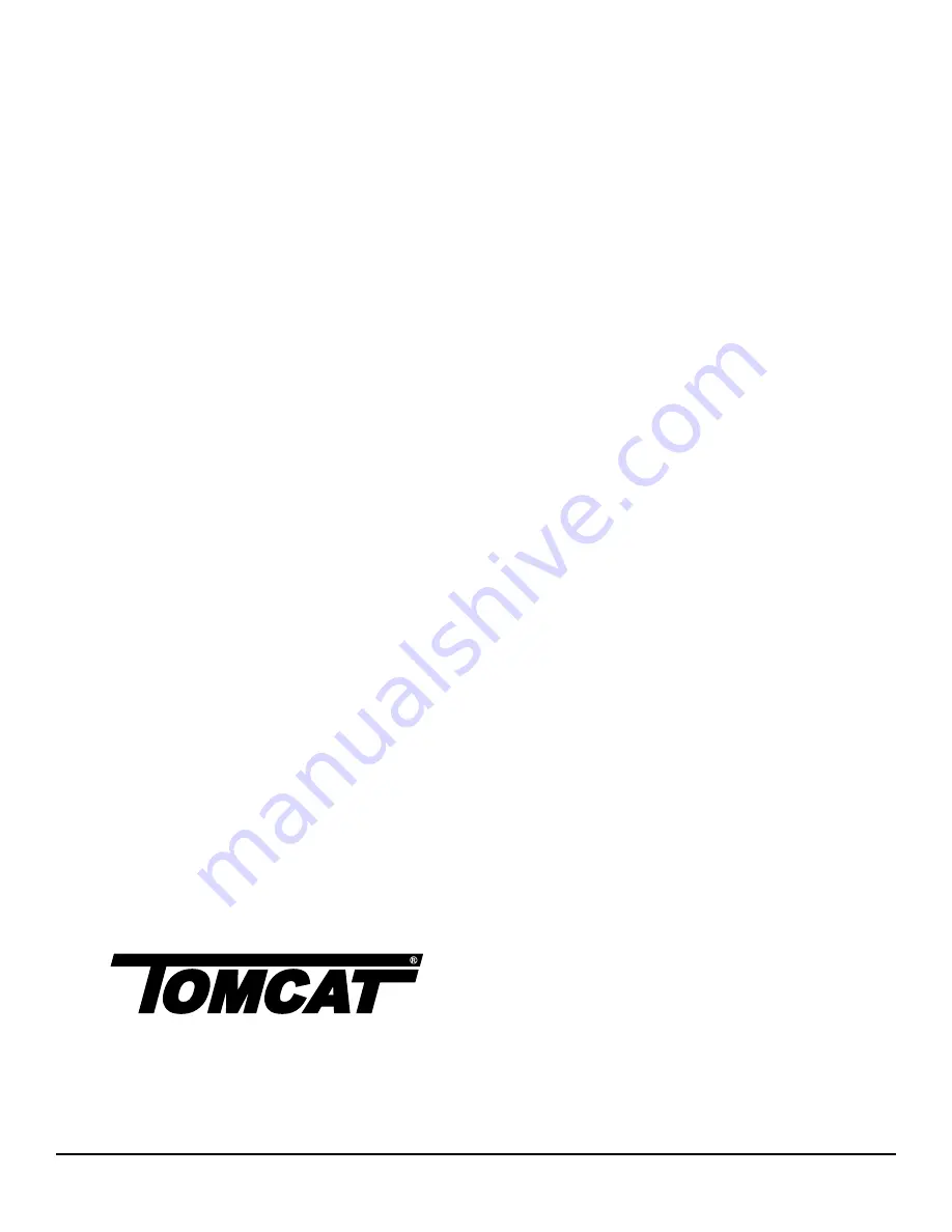 Tomcat CRZ Operating Instructions Manual Download Page 40