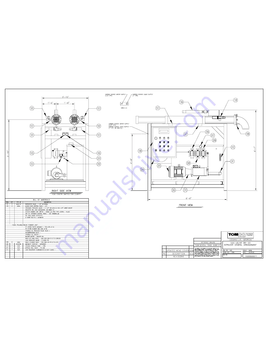 Tomco DE89RB- 1000 Operation & Maintenance Manual Download Page 85