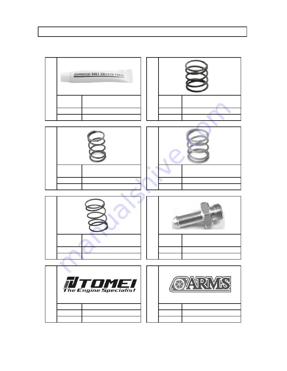 Tomei ARMS MX7960 G4KF Installation Manual Download Page 26