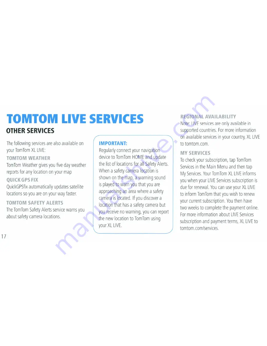 TomTom XL 340-S User Manual Download Page 18