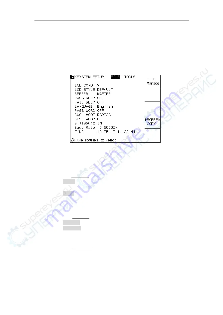 Tonghui Electronics TH2826/A Operation Manual Download Page 50