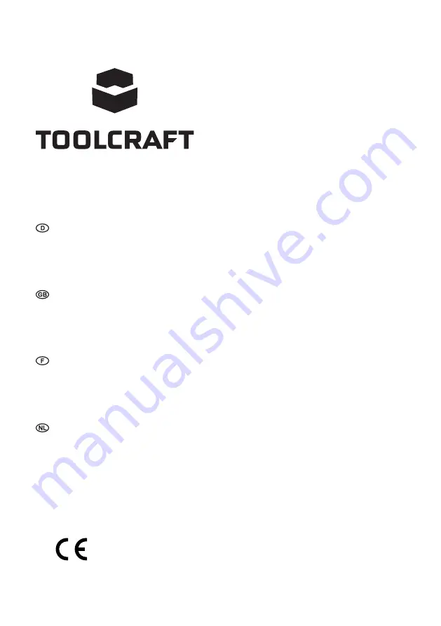 TOOLCRAFT 1517080 Скачать руководство пользователя страница 1