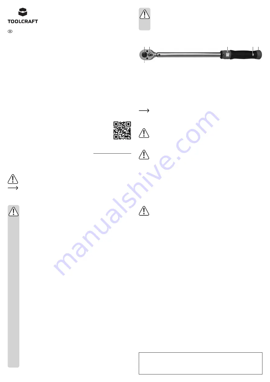 TOOLCRAFT 1525320 Operating Instructions Download Page 1