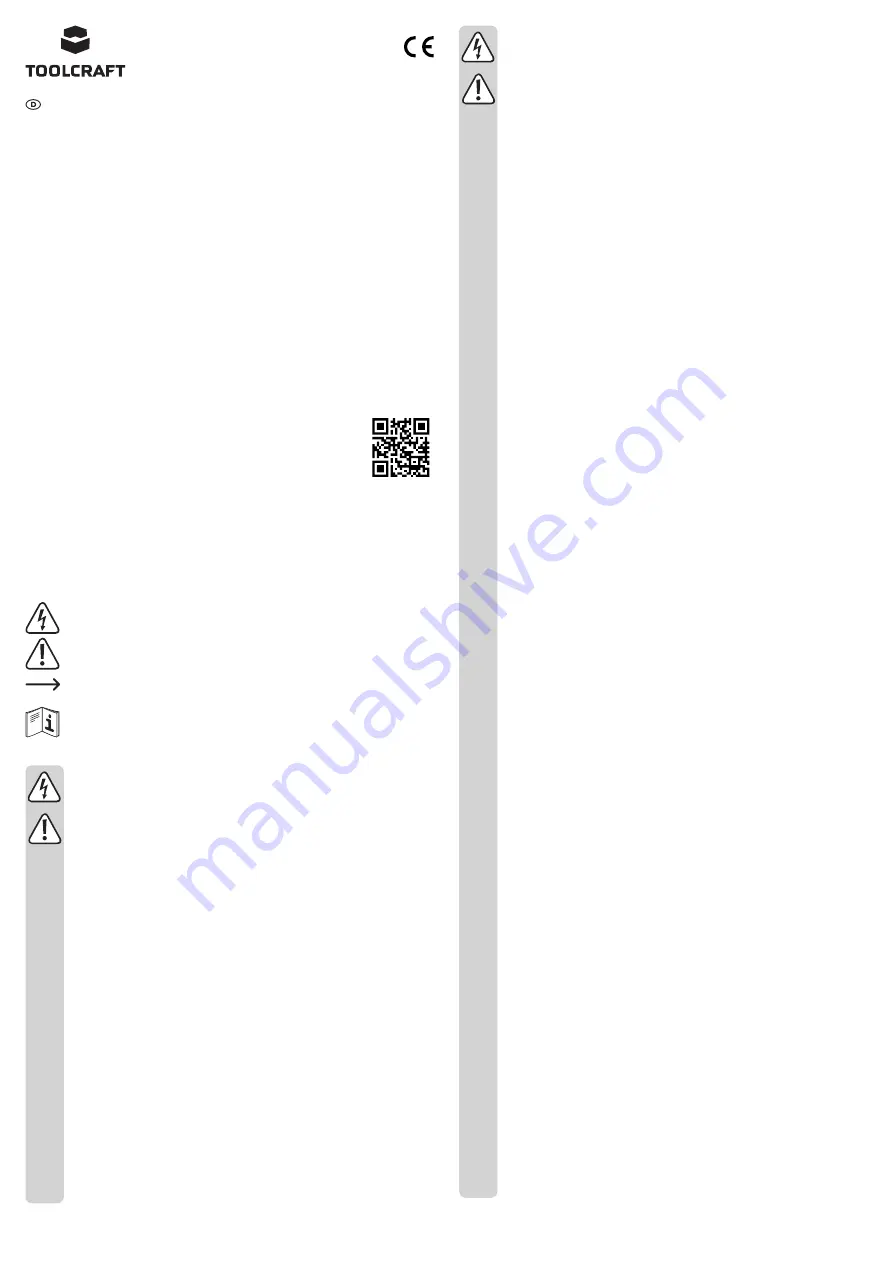 TOOLCRAFT 2226178 Operating Instructions Download Page 1