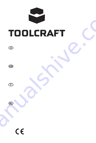 TOOLCRAFT 2331524 Operating Instructions Manual Download Page 1