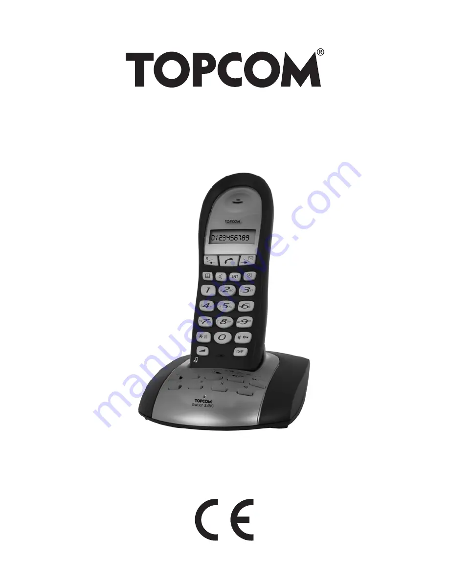 Topcom BUTLER 3350 Скачать руководство пользователя страница 1