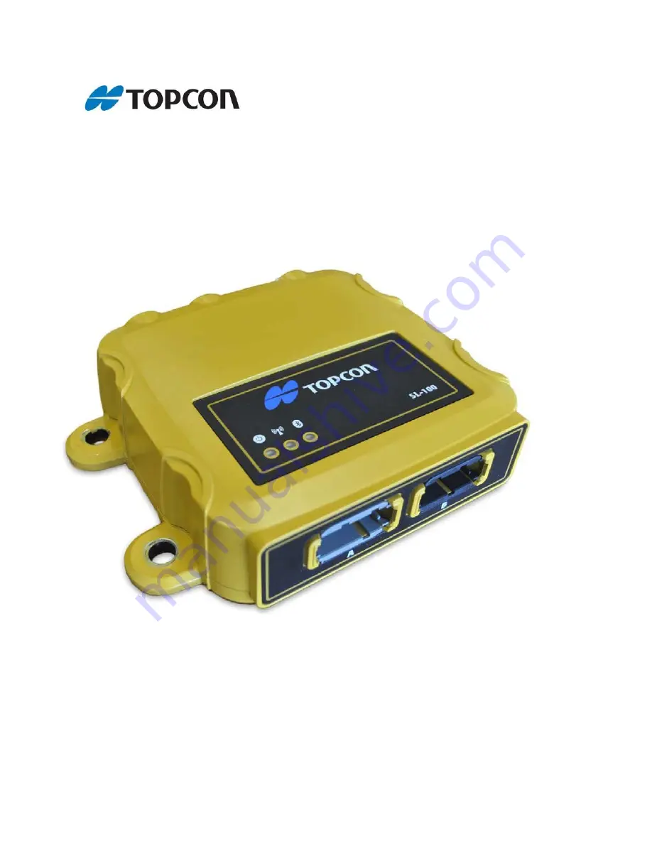 Topcon MC-i3 Installation And Setup Manual Download Page 1