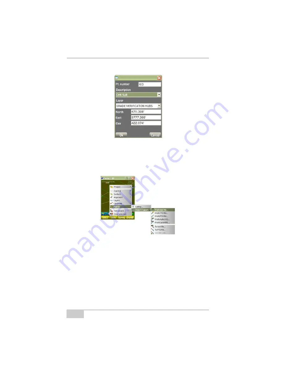 Topcon Pocket-3D Reference Manual Download Page 184