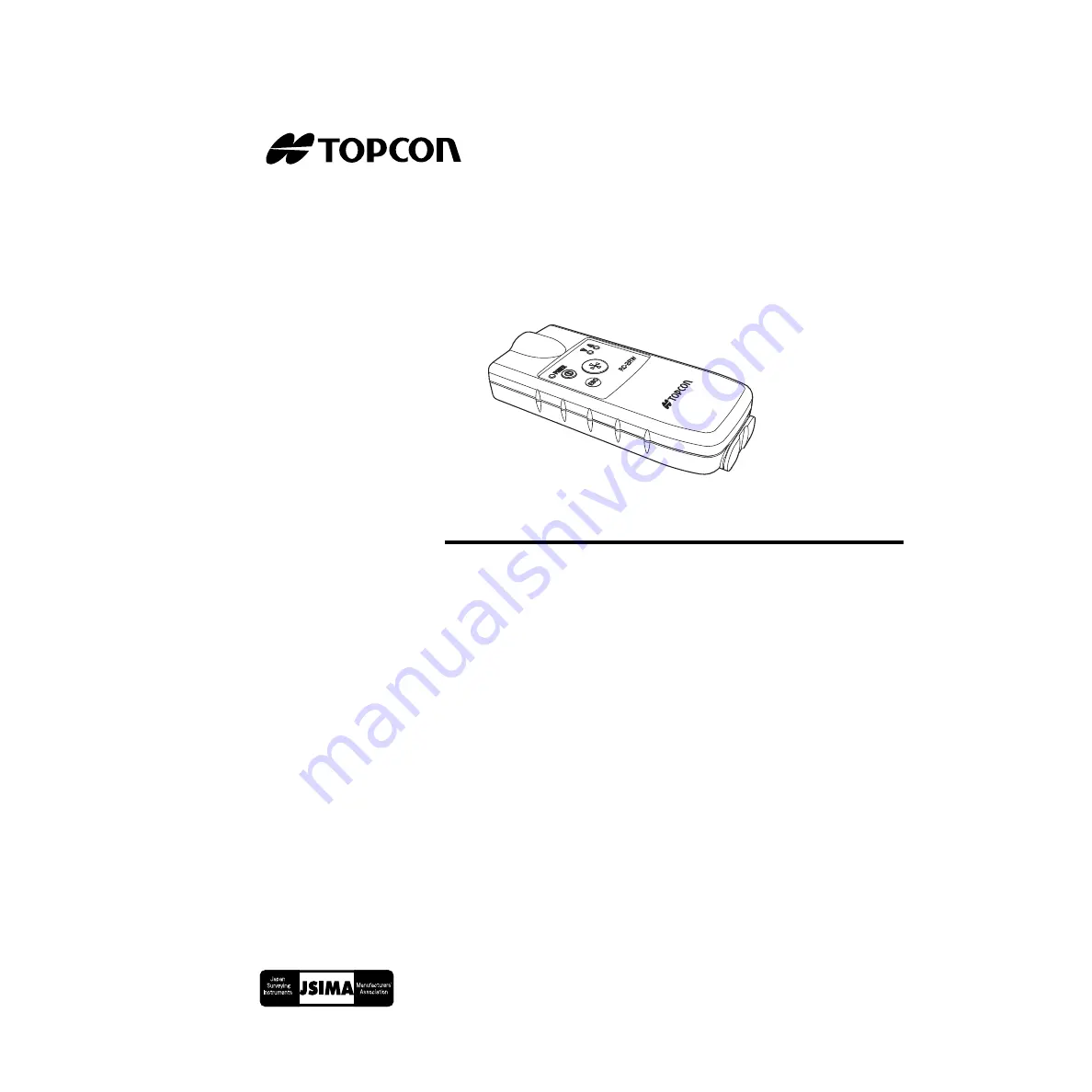 Topcon RC-2W Instruction Manual Download Page 1