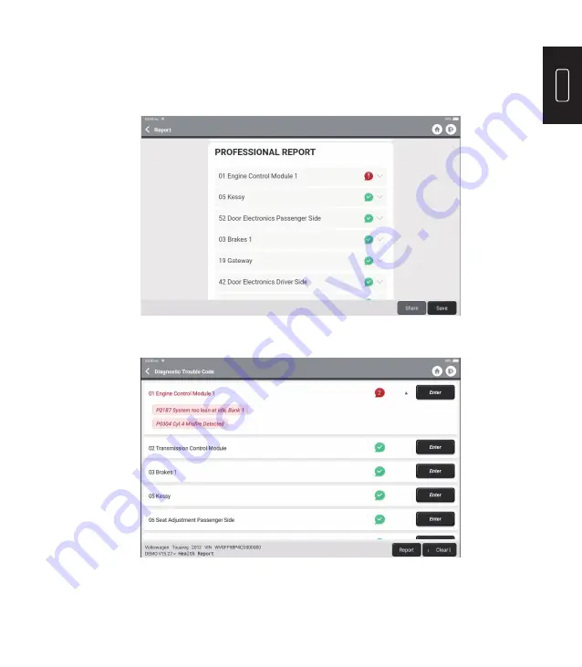 Topdon Phoenix Plus User Manual Download Page 164