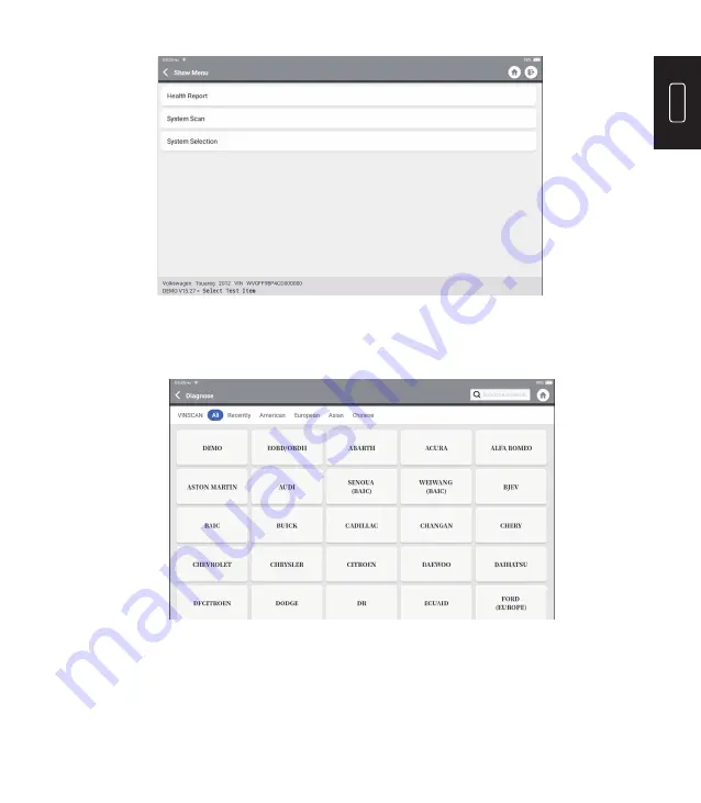 Topdon Phoenix Plus User Manual Download Page 210