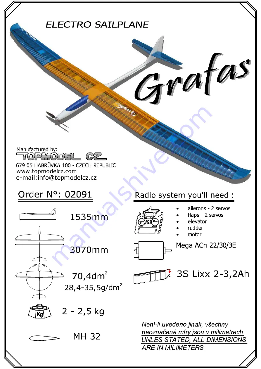 Topmodel Grafas Manual Download Page 1