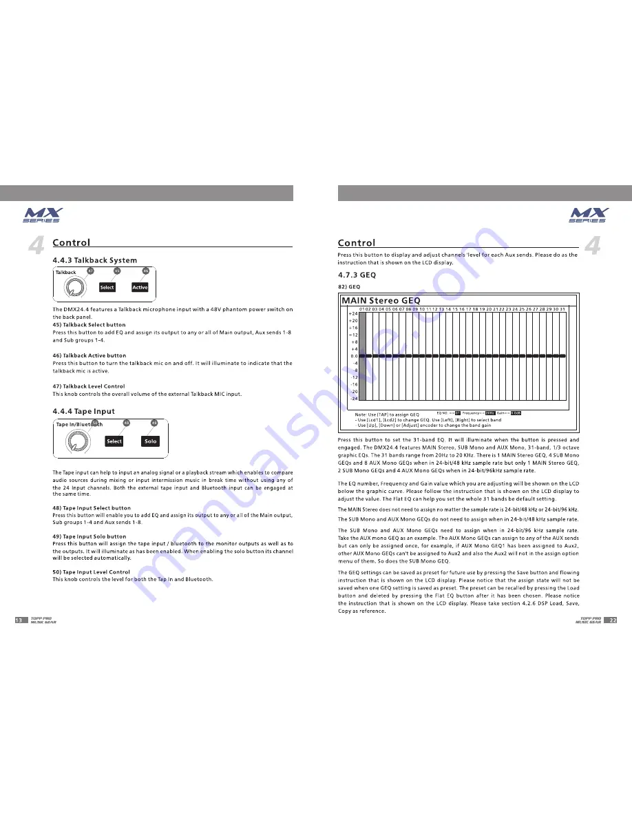 Topp Music Gear DMX24.4 User Manual Download Page 16