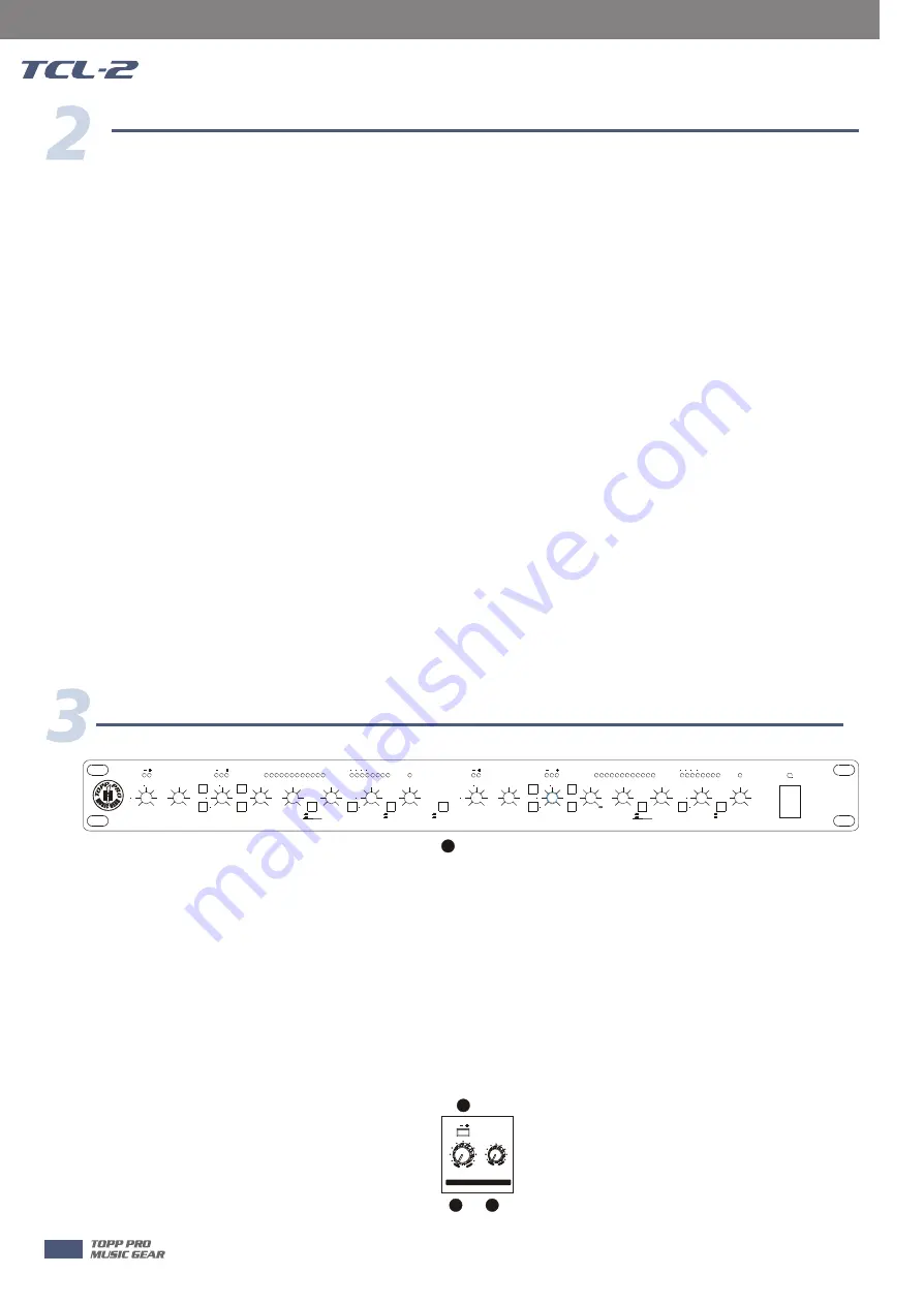 Topp Music Gear TCL Series User Manual Download Page 6