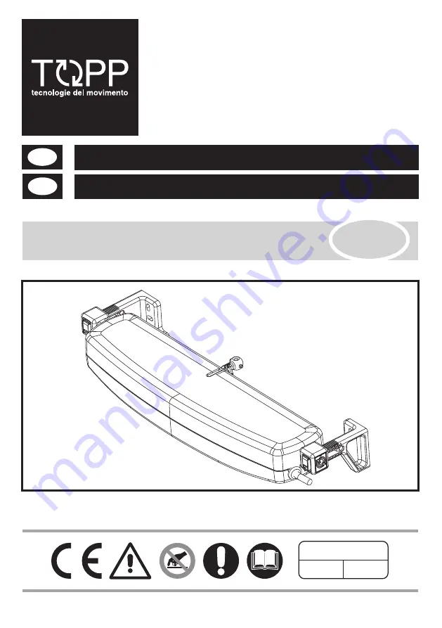 TOPP C25 Installation And Use Instructions Manual Download Page 1