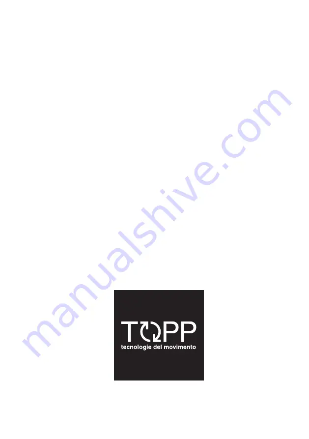 TOPP C25 Installation And Use Instructions Manual Download Page 40