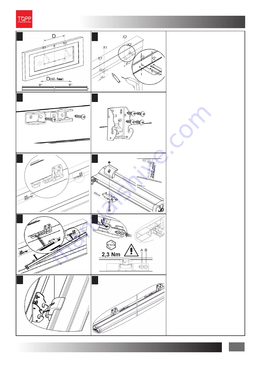 TOPP C260 Installation And Use Instructions And Warnings Download Page 17