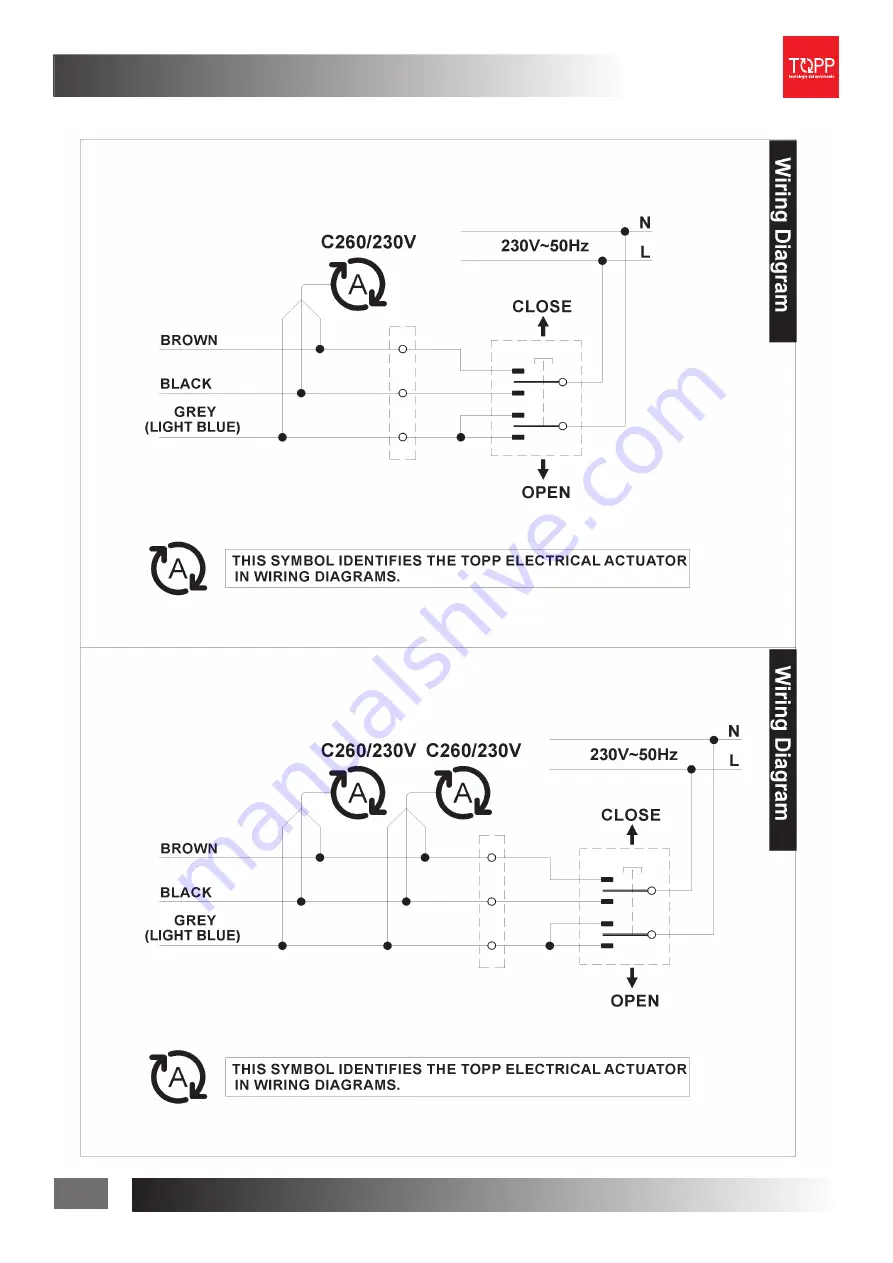 TOPP C260 Installation And Use Instructions And Warnings Download Page 30