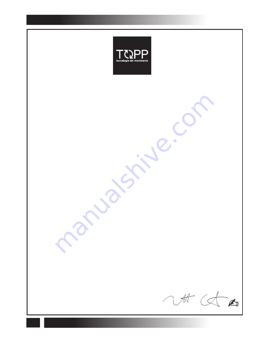 TOPP C30S/230V Installation And Instructions Manual Download Page 4