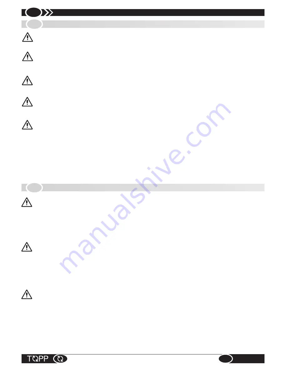 TOPP T120 Instructions For Installation And Use Manual Download Page 28