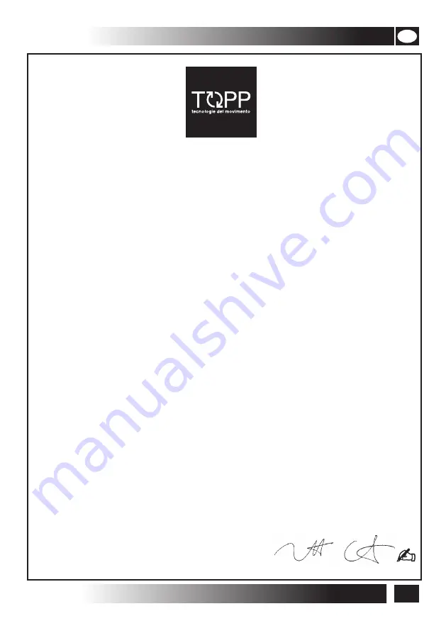 TOPP T80 Installation And Use Instructions Manual Download Page 45